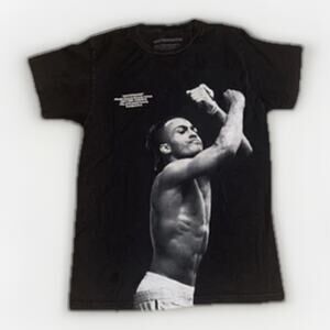 XXXTentacion Memorial Graphic T-Shirt Black Medium 18x27 Tribute Rap Tee